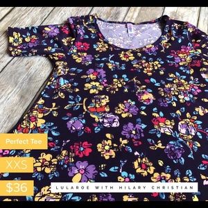 LuLaRoe XXS Perfect T. Fits sizes 0-6